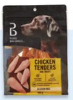 Walmart Pure Balance chicken or duck tenders dog treats offer