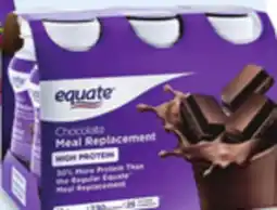 Walmart Equate high protein meal replacement shakes offer