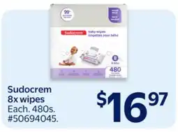 Walmart Sudocrem 8x wipes offer
