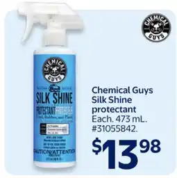 Walmart Chemical Guys Silk Shine protectant offer