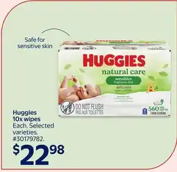 Walmart Huggies 10x wipes offer