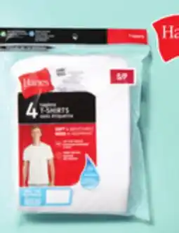Walmart Men's tagless tees 4-pack or tagless offer