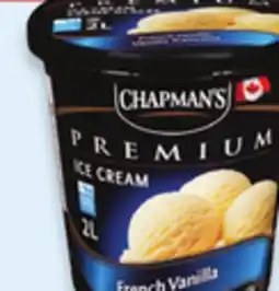 Walmart Chapman's Premium frozen tubs offer