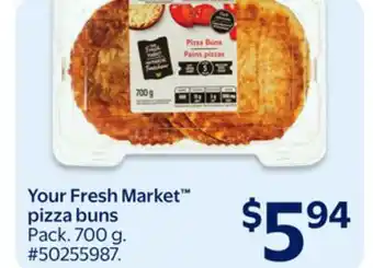 Walmart Your Fresh Market pizza buns offer