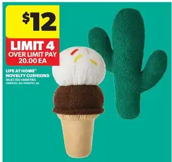 Real Canadian Superstore LIFE AT HOME NOVELTY CUSHIONS offer
