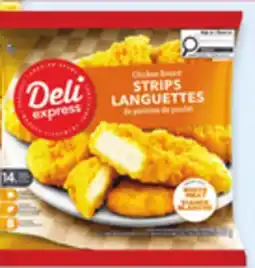 Walmart Deli Express breaded chicken burgers, nuggets or strips offer