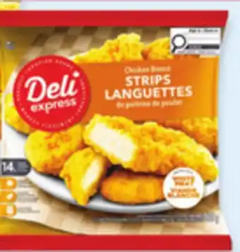 Walmart Deli Express breaded chicken burgers, nuggets or strips offer
