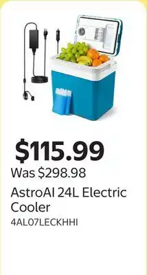 Walmart AstroAI 24L Electric Cooler offer