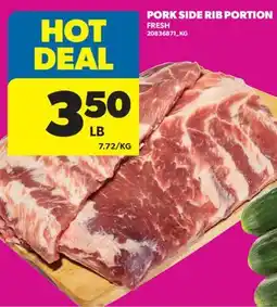 Real Canadian Superstore PORK SIDE RIB PORTION offer
