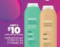 Real Canadian Superstore METHOD HAIRCARE offer
