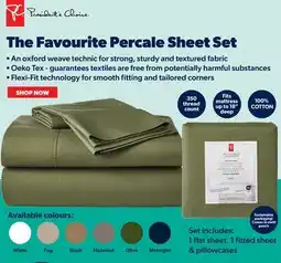 Real Canadian Superstore PC 350 THREAD COUNT SHEET SETS offer