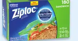 Walmart Ziploc freezer or sandwich bags offer
