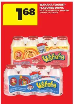 Real Canadian Superstore WAHAHA YOGURT-FLAVORED DRINK offer