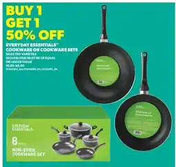 Real Canadian Superstore EVERYDAY ESSENTIALS COOKWARE OR COOKWARE SETS offer