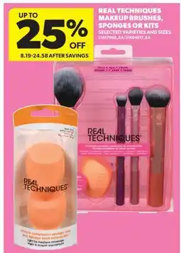 Real Canadian Superstore REAL TECHNIQUES MAKEUP BRUSHES, SPONGES OR KITS offer