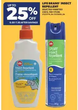 Real Canadian Superstore LIFE BRAND INSECT REPELLENT, 230 G offer