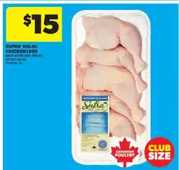 Real Canadian Superstore SUFRA HALAL CHICKEN LEGS, UP TO offer
