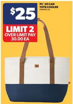 Real Canadian Superstore PC 30 CAN TOTE COOLER offer