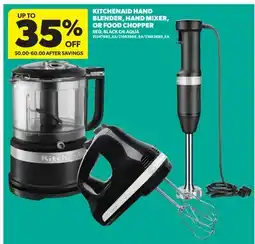 Real Canadian Superstore KITCHENAID HAND BLENDER, HAND MIXER, OR FOOD CHOPPER offer
