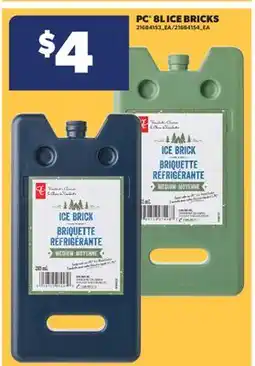 Real Canadian Superstore PC , 8L ICE BRICKS offer
