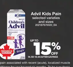 Real Canadian Superstore ADVIL KIDS PAIN offer