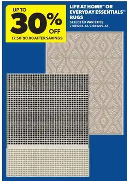 Real Canadian Superstore LIFE AT HOME OR EVERYDAY ESSENTIALS RUGS offer