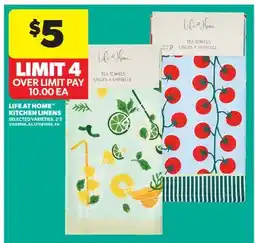 Real Canadian Superstore LIFE AT HOME KITCHEN LINENS, 2' S offer