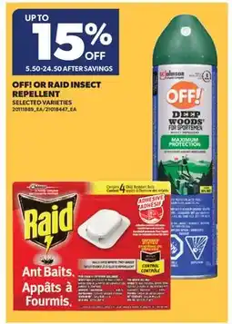 Real Canadian Superstore OFF! OR RAID INSECT REPELLENT offer
