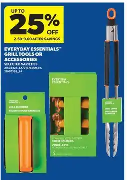 Real Canadian Superstore EVERYDAY ESSENTIALS GRILL TOOLS OR ACCESSORIES offer