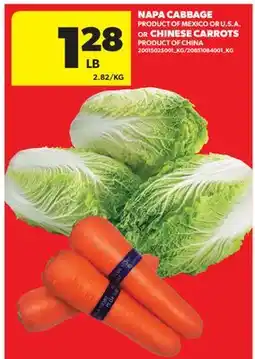 Real Canadian Superstore NAPA CABBAGE CHINESE CARROTS offer