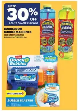Real Canadian Superstore BUBBLES OR BUBBLE MACHINES offer