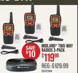 Cabela's MIDLAND TWO-WAY RADIOS 3-PACK offer
