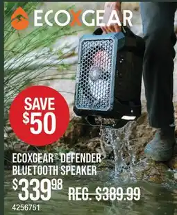 Cabela's ECOXGEAR DEFENDER BLUETOOTH SPEAKER offer
