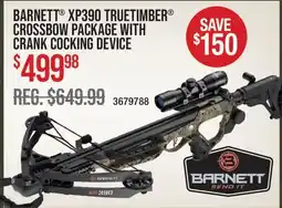Cabela's BARNETT XP390 TRUETIMBER CROSSBOW PACKAGE WITH CRANK COCKING DEVICE offer