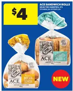 Real Canadian Superstore ACE SANDWICH ROLLS, 5' S offer