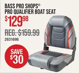 Cabela's BASS PRO SHOPS PRO QUALIFIER BOAT SEAT offer