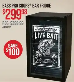 Cabela's BASS PRO SHOPS BAR FRIDGE offer