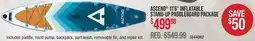 Cabela's ASCEND 11' 6 INFLATABLE STAND-UP PADDLEBOARD PACKAGE offer