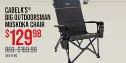 Cabela's CABELA'S BIG OUTDOORSMAN MUSKOKA CHAIR offer