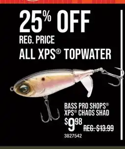 Cabela's BASS PRO SHOPS XPS CHAOS SHAD offer