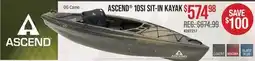 Cabela's ASCEND 10SI SIT-IN KAYAK offer