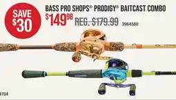 Cabela's BASS PRO SHOPS PRODIGY BAITCAST COMBO offer
