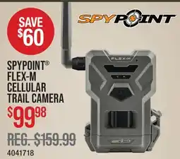 Cabela's SPYPOINT FLEX-M CELLULAR TRAIL CAMERA offer