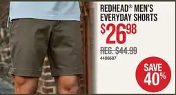 Cabela's REDHEAD MEN'S EVERYDAY SHORTS offer