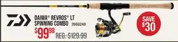 Cabela's DAIWA REVROS LT SPINNING COMBO offer