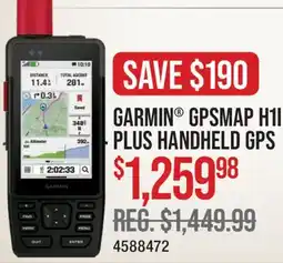 Cabela's GARMIN GPSMAP H1I PLUS HANDHELD GPS offer