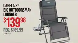 Cabela's CABELA'S BIG OUTDOORSMAN LOUNGER offer