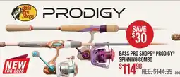 Cabela's BASS PRO SHOPS PRODIGY SPINNING COMBO offer