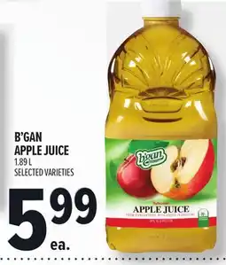 Metro B'GAN APPLE JUICE offer