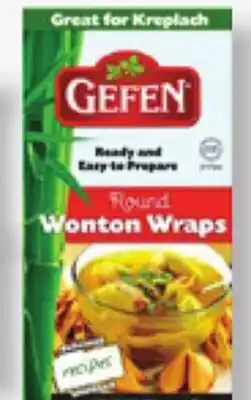 Metro GEFEN NOODLES OR WONTON WRAPS offer